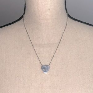 Gucci heart necklace.